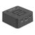 DELOCK DOCKING STATION 64300 ΓΙΑ 2X M.2 NVME SSD, CLONE/ERASE FUNCTION, 20GBPS, ΜΑΎΡΟ