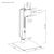 BRATECK ΒΆΣΗ ΓΡΑΦΕΊΟΥ ΟΘΌΝΗΣ LDT70-T01, 17-49", ΈΩΣ 18KG, HEAVY DUTY