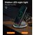 LDNIO ΑΣΎΡΜΑΤΟΣ ΦΟΡΤΙΣΤΉΣ WL02 ΜΕ LED ΦΩΤΙΣΜΌ, 3 ΣΕ 1, 15W, ΜΑΎΡΟΣ