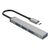 ORICO USB HUB AH-13, 4X ΘΥΡΏΝ, USB 3.0, 5GBPS, USB-C ΣΎΝΔΕΣΗ, ΓΚΡΙ