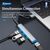 ORICO USB HUB AH-A13, 4X ΘΥΡΏΝ, USB 3.0, 5GBPS, USB ΣΎΝΔΕΣΗ, ΓΚΡΙ