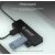 ORICO USB HUB FL01, 4X ΘΥΡΏΝ, USB 2.0, 480MBPS, USB ΣΎΝΔΕΣΗ, ΜΑΎΡΟ