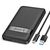 ORICO ΘΉΚΗ ΓΙΑ 2.5" SATA HDD/SSD 2577C3-V1, 6GBPS, ΜΑΎΡΗ