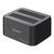 ORICO DOCKING STATION ΓΙΑ 2.5" Ή 3.5" SATA HDD/SSD 6829C3-V1, 2 ΘΈΣΕΩΝ, 5GBPS, ΜΑΎΡΟ