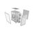 CORSAIR MID TOWER ATX CASE 3000D RGB AIRFLOW WINDOWED TEMPERED GLASS - WHITE - CC-9011256-WW