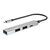 POWERTECH USB HUB PT-1412, 4X ΘΥΡΏΝ, USB 3.2, 5GBPS, USB-C ΣΎΝΔΕΣΗ, ΓΚΡΙ