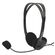 ESPERANZA HEADPHONES ΜΕ ΜΙΚΡΌΦΩΝΟ SCHERZO EH102, 2X 3.5MM, 2.5M, ΜΑΎΡΑ