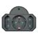 POWERTECH ΑΝΤΆΠΤΟΡΑΣ ΡΕΎΜΑΤΟΣ PT-817, 1X SCHUKO, 2X EURO, 16A, ΜΑΎΡΟΣ