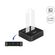 DELOCK DOCKING STATION 64178, CLONE FUNCTION, 2X M.2 SSD, 6GBPS, ΜΑΎΡΟ