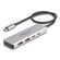DELOCK USB-C HUB 64230, 2X USB/2X USB-C ΘΎΡΕΣ, 10 GBPS, ΓΚΡΙ