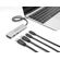 DELOCK USB-C HUB 64230, 2X USB/2X USB-C ΘΎΡΕΣ, 10 GBPS, ΓΚΡΙ