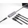 DELOCK USB-C HUB 64239, 2X USB/2X USB-C ΘΎΡΕΣ, 5GBPS, ΓΚΡΙ