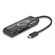 DELOCK CARD READER 91739 ΓΙΑ MICRO SD/SD/CF/MS/XD, USB-C, ΜΑΎΡΟ