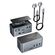CABLETIME DOCKING STATION DOCK162-AG2, ΘΉΚΗ SSD, 15 ΘΎΡΕΣ, 4K 100W, ΓΚΡΙ