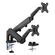 BRATECK ΒΆΣΗ ΓΡΑΦΕΊΟΥ LDT56-C024 ΓΙΑ 2 ΟΘΌΝΕΣ 17"-32", ΈΩΣ 9KG ΑΝΆ ΟΘΌΝΗ