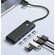 ORICO USB-C HUB PAPW4A-C3 ΜΕ 4X USB ΘΎΡΕΣ, 5GBPS, ΜΑΎΡΟ