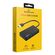 POWERTECH USB HUB PT-1145, 4X ΘΥΡΏΝ, 5GBPS, USB ΣΎΝΔΕΣΗ, ΜΑΎΡΟ