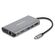 DELOCK DOCKING STATION 87683, 7 ΘΥΡΏΝ, USB-C ΣΎΝΔΕΣΗ, 100W PD, 4K, ΓΚΡΙ