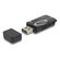 DELOCK CARD READER 91602 ΓΙΑ SD & MICRO SD, USB, 480MBPS, ΜΑΎΡΟ