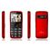 POWERTECH ΚΙΝΗΤΌ ΤΗΛΈΦΩΝΟ SENTRY ECO PTM-25, SOS CALL, ΜΕ ΦΑΚΌ, ΚΌΚΚΙΝΟ