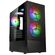 KOLINK OBSERVATORY MX MESH ARGB MIDI TOWER CASE - BLACK (WITH 5 ARGB FANS - 2X140MM & 3X120MM)