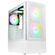 KOLINK OBSERVATORY MX MESH ARGB MIDI TOWER CASE - WHITE (WITH 5 ARGB FANS - 2X140MM & 3X120MM)
