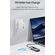 USAMS DOCKING STATION US-SJ643, 8 ΘΥΡΏΝ, USB-C, 4K, 100W PD, LAN, ΓΚΡΙ