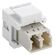 GOOBAY KEYSTONE MODULE ΟΠΤΙΚΉΣ ΊΝΑΣ 80000, 2X LC-DUPLEX, ΛΕΥΚΌ