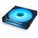LIAN LI UNI FAN INFINITY SINGLE BLACK - ARGB PWM 140MM 0,200~1600RPM (1PCS) NO CONTROLLER CASE FAN