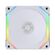 LIAN LI UNI FAN SL 120 V2 REVERSE BLADE SL120V2 WHITE - ARGB PWM CASE FAN (1PCS) NO CONTROLLER