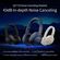 QCY H3 HIGH-RES HEADSET BLUE - W. MIC, HYBRID FEED NOISE CANCELING WITH 4 MODE ANC BUTTON - 70H
