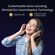 QCY H3 HIGH-RES HEADSET BLUE - W. MIC, HYBRID FEED NOISE CANCELING WITH 4 MODE ANC BUTTON - 70H