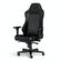 NOBLECHAIRS HERO GAMING CHAIR - COLD FOAM, STEEL ARMRESTS,  60MM CASTERS, 150KG - BLACK/PLATINUM
