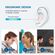 QCY T13 TWS PINK DUAL DRIVER 4-MIC NOISE CANCEL. TRUE WIRELESS EARBUDS - QUICK CHARGE 380MAH