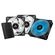 ARCTIC P12 PWM PST RGB 0DB – 120MM PRESSURE OPTIMIZED CASE FAN | PWM CONTROLLED SPEED WITH PST | RGB