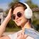 HAYLOU S35 ANC WHITE BT HEADPHONES - 60H 40MM DYNAMIC DRIVERS DUAL CONNECTION BT5.2 & 3.5MM