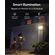 ANKER EUFY FLOODLIGHT CAMERA E340 DUAL LENS PAN/TILT