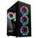 KOLINK OBSERVATORY LITE MESH RGB MID-TOWER - TEMPERED GLASS - BLACK