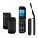 POWERTECH ΚΙΝΗΤΌ ΤΗΛΈΦΩΝΟ MILLY FLIP, 2.4", DUAL SIM, ΠΛΉΚΤΡΟ SOS, ΜΑΎΡΟ