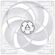 ARCTIC P14 PWM (WHITE/TRANSPARENT) - 140MM PRESSURE OPTIMIZED CASE FAN