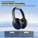 QCY H3 LITE HEADSET BLACK - ANC NOISE CANCELING 40MM DRIVERS 68MS LATENCY - 60H BATTERY