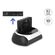 DELOCK DOCKING STATION 64280 ΓΙΑ M.2 NVME/SATA SSD & HDD, 10GBPS, ΜΑΎΡΟ