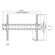 POWERTECH ΕΠΙΤΟΊΧΙΑ ΒΆΣΗ PT-1275 ΓΙΑ ΤΗΛΕΌΡΑΣΗ 37-80", ΈΩΣ 45KG
