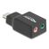 DELOCK ΕΞΩΤΕΡΙΚΉ ΚΆΡΤΑ ΉΧΟΥ 67128, 2X 3.5MM, USB-C ΣΎΝΔΕΣΗ, ΜΑΎΡΗ