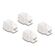 DELOCK KEYSTONE MODULE 86051, RJ45 ΣΕ LSA, CAT.6A UTP, ΛΕΥΚΌ, 4ΤΜΧ