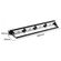 POWERTECH PATCH PANEL NETW-0027 ΓΙΑ RACK 19"/1U, 24 ΘΥΡΏΝ, CAT 6 UTP, ΜΑΎΡΟ