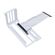 LIAN-LI A3-1W - VERTICAL GPU KIT FOR A3-MATX WHITE PCI-E 4.0 RISER CABLE INCLUDED