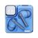 QCY MELOBUDS NEO BLUE - TWS BT EARBUDS WITH LED DISPLAY, DUAL CONNECTION, ANTI-AIR CALLS 7H