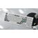 KEYCHRON Q5 MAX (Q5M-P1) QMK/VIA WIRELESS CUSTOM MECHANICAL WHITE KEYBOARD-RED SWITCH US LAYOUT