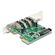 DELOCK ΚΆΡΤΑ ΕΠΈΚΤΑΣΗΣ PCI EXPRESS X1 ΣΕ 4X USB 89360, 5 GBPS